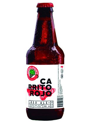 Cerveza Artesanal Carrito Rojo, estilo red ale de Cervecería Juguete