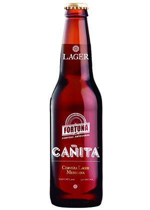 Cerveza Cañita, estilo lager de Cervecería Fortuna