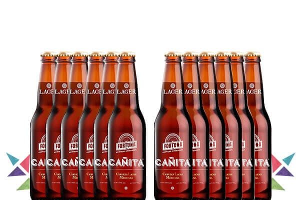 Top Beer MX Lager Pack de 12 cervezas Cañita