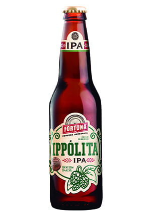 Cerveza Ippólita, estilo IPA de cervecería Fortuna.