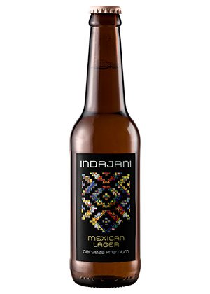 Indajani Mexican Lager. Cerveza artesanal mexicana Lager