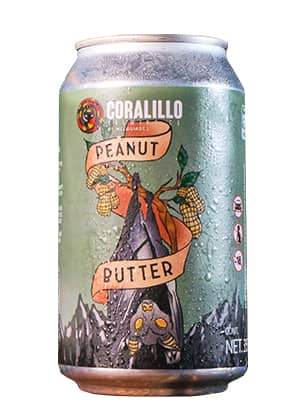 Cerveza artesanal Peanut Butter. Una Milk stout de cervecería Coralillo
