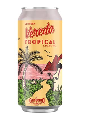 Cerveza Vereda Tropical estilo American Wheat de cervecería El Gardenia